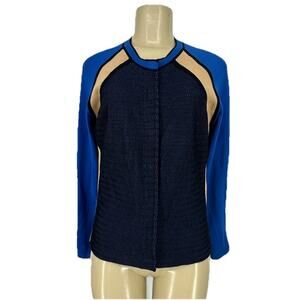 Carlisle Medium Women Crewneck Snap Down Knit Cardigan Sweater J27v